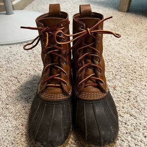 Mens 8 inch LL Bean Boots